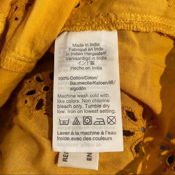 Madewell Scalloped Eyelet Wrap Top - Picture 9 of 10